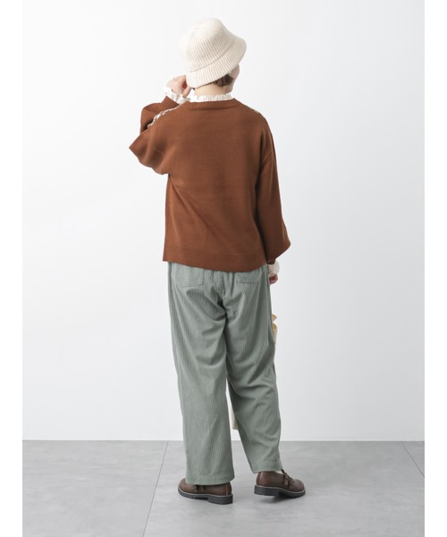 ehka sopo(エヘカソポ)の「スタンドフリルキャンディスリーブブラウス(シャツ/ブラウス・レディース・オフホワイト/ブラック/ベージュ/キナリ・フリ-)」の5枚目の写真