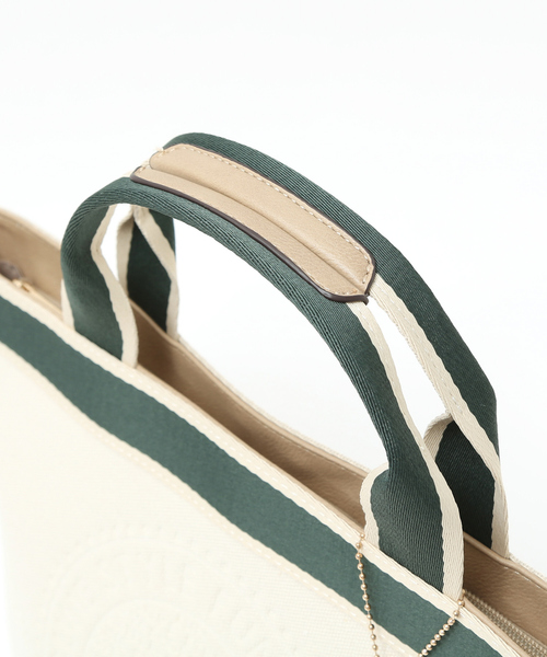 Abahouse Devinette(ドゥヴィネット)の「【mieux un】サークル型エンボス加工ハンドバッグ(ハンドバッグ・レディース・アイボリー/ライトベージュ/グレー・フリー)」の8枚目の写真