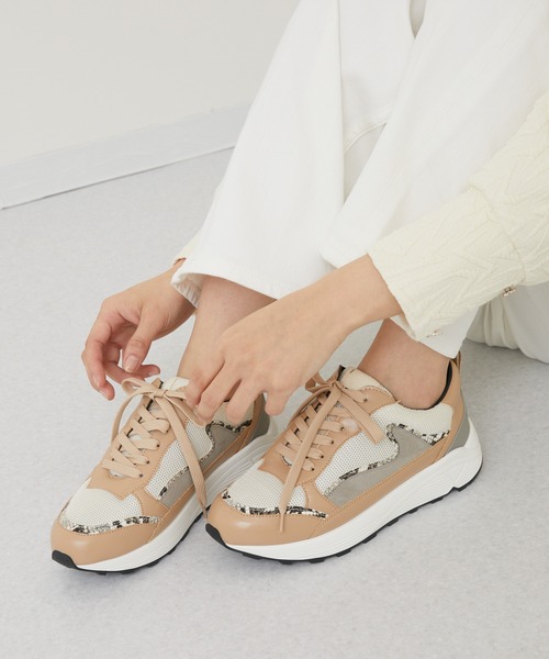 KATHARINE ROSS(キャサリンロス)の「【KATHARINE ROSS】JETEE 厚底ダッドスニーカー(スニーカー・レディース・ベージュ/ホワイト・SMALL/MEDIUM/LARGE)」の11枚目の写真