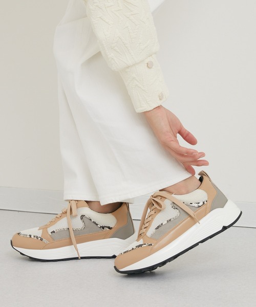 KATHARINE ROSS(キャサリンロス)の「【KATHARINE ROSS】JETEE 厚底ダッドスニーカー(スニーカー・レディース・ベージュ/ホワイト・SMALL/MEDIUM/LARGE)」の10枚目の写真