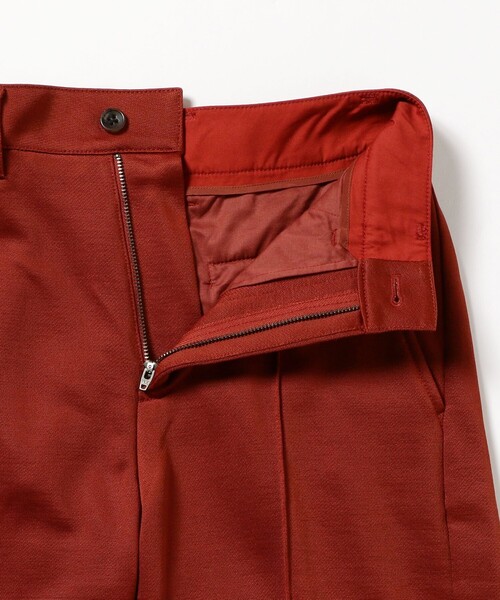 BEAMS BOY（ビームスボーイ）の「maturely / Glossy Jersey Slacks（スラックス・レディース・ネイビー/レッド・1/0）」の6枚目の写真