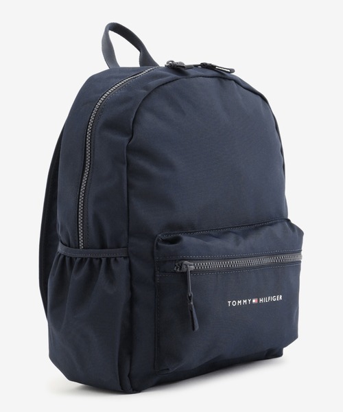 TOMMY HILFIGER(トミーヒルフィガー)の「エッセンシャルロゴバックパック(バックパック/リュック・キッズ・ネイビー/マルチ・FREE)」の4枚目の写真