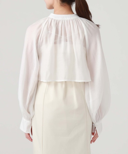 archives（アルシーヴ）の「ボウタイブラウス＋マーメイドキャミワンピース（ワンピース・レディース・ブラック/グレー/アイボリー・MEDIUM）」の13枚目の写真