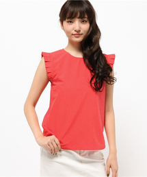 mystic | 袖フリルノースリーブブラウス(シャツ/ブラウス)