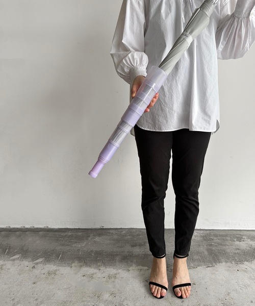 COMMON WARE（コモンウェアー）の「NT : 濡れないスライド傘カバー（長傘・レディース・クリア/ブラック/パープル/ネイビー・FREE）」の10枚目の写真