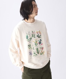 niko and...（ニコアンド）の「ボタニカルプリントプルオーバー（Tシャツ/カットソー・メンズ）」