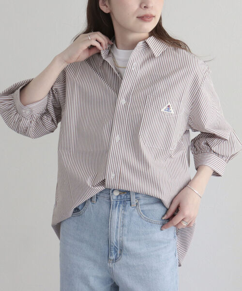 GEVACO（ゲバコ）の「【GEVACO/ゲバコ】タイプライター6分袖シャツ（シャツ/ブラウス・レディース・ブラック系その他/ベージュ系その他/オフホワイト/ブルー系その他・36/38）」の8枚目の写真