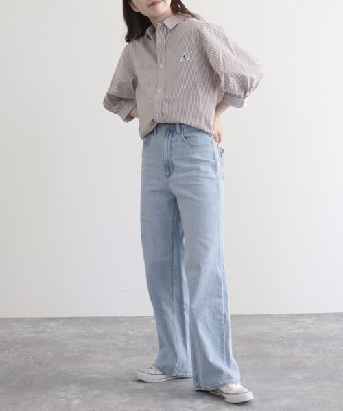 GEVACO（ゲバコ）の「【GEVACO/ゲバコ】タイプライター6分袖シャツ（シャツ/ブラウス・レディース・ブラック系その他/ベージュ系その他/オフホワイト/ブルー系その他・36/38）」の15枚目の写真