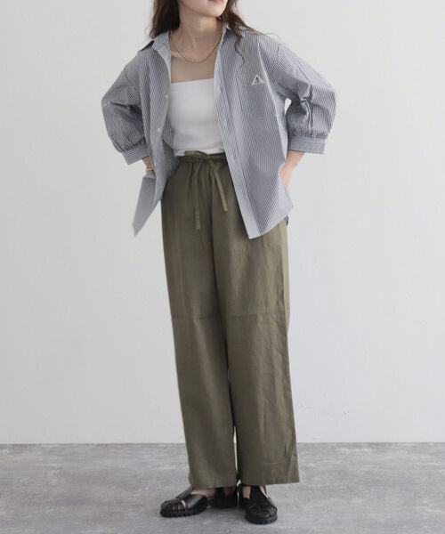 GEVACO（ゲバコ）の「【GEVACO/ゲバコ】タイプライター6分袖シャツ（シャツ/ブラウス・レディース・ブラック系その他/ベージュ系その他/オフホワイト/ブルー系その他・36/38）」の21枚目の写真