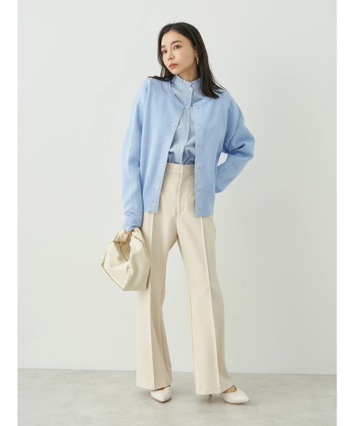 earth music&ecology（アースミュージックアンドエコロジー）の「センターシームパンツ（その他パンツ・レディース・ブルー/ライトイエロー/ブラック/ライトベージュ・S/M）」の15枚目の写真