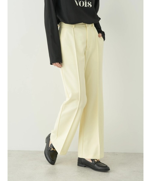 earth music&ecology（アースミュージックアンドエコロジー）の「センターシームパンツ（その他パンツ・レディース・ブルー/ライトイエロー/ブラック/ライトベージュ・S/M）」の18枚目の写真