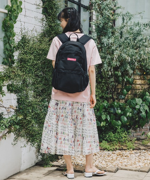 ★MILKFED★ミルクフェド ピンク ビッグ エコバッグ エコリュック バッグ MILKFED. 【SALE】 リュック レディース MILK FED. ミルクフェド