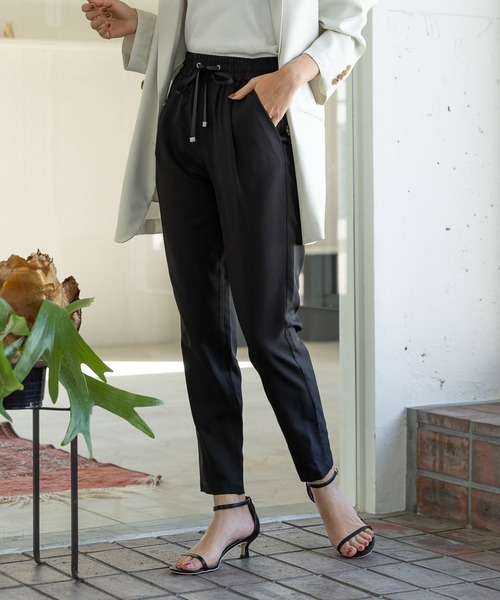 BAYFLOW（ベイフロー）の「RPテーパードロストパンツ（その他パンツ・レディース・ピンク系その他/ライトグレー/ネイビー/ブラック/ブルー・LARGE/X-SMALL/SMALL/MEDIUM）」の2枚目の写真