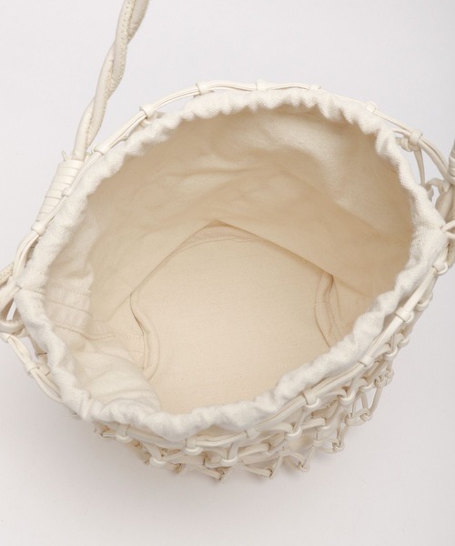 LAKOLE（ラコレ）の「メッシュタテ型ショルダーバッグ / 180313（ショルダーバッグ・レディース・オフホワイト/ブラック/ライトグリーン/シルバー・FREE）」の18枚目の写真