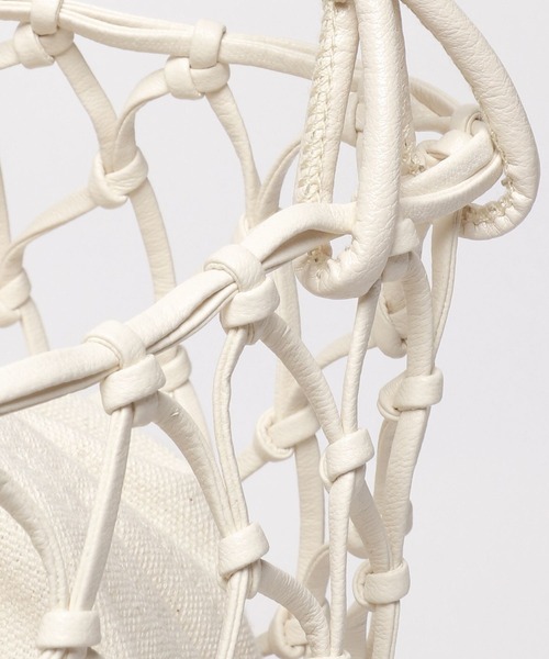 LAKOLE（ラコレ）の「メッシュタテ型ショルダーバッグ / 180313（ショルダーバッグ・レディース・オフホワイト/ブラック/ライトグリーン/シルバー・FREE）」の22枚目の写真