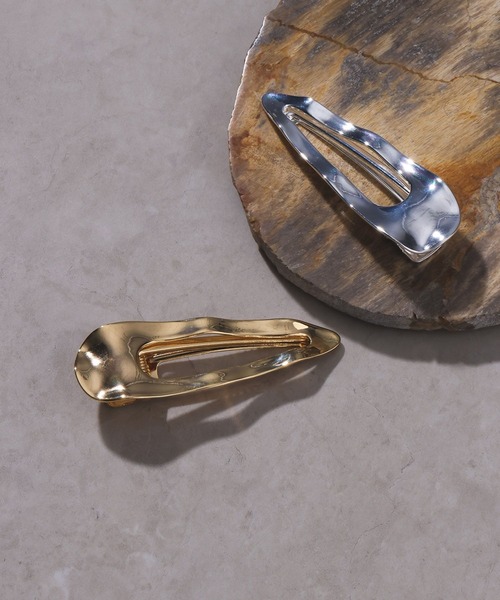 A part by（アパートバイ）の「ヘアクリップ（バレッタ/ヘアクリップ・レディース・Silver/GOLD ・FREE）」の4枚目の写真