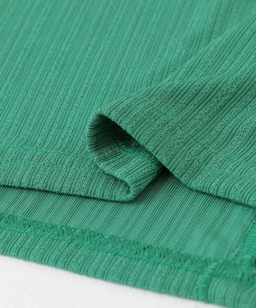 URBAN RESEARCH ROSSO（アーバンリサーチロッソ）の「シアードッキングカットソー（Tシャツ/カットソー・レディース・グリーン/アイボリー・FREE）」の14枚目の写真