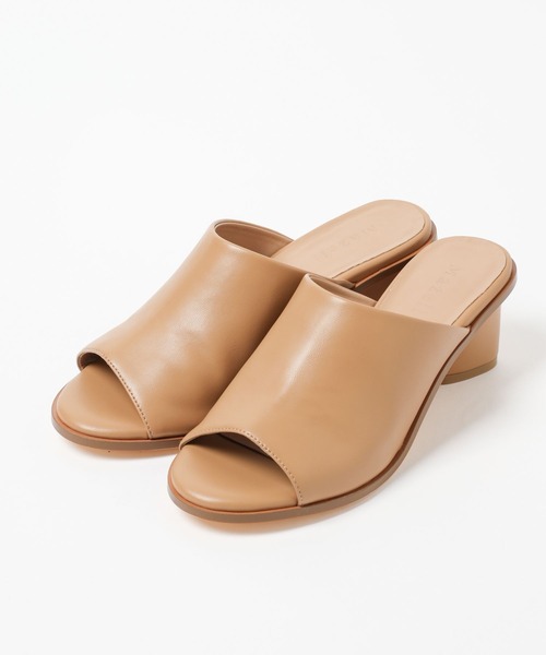 Mazell(マゼル)の「Mazell / サンカクヒールミュール(サンダル・レディース・ピンク/キャメル/クリーム・S/M/L/LL)」の22枚目の写真