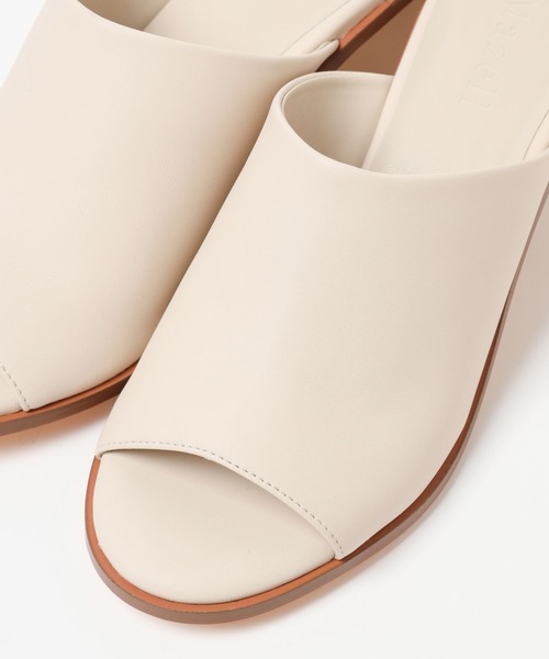 Mazell(マゼル)の「Mazell / サンカクヒールミュール(サンダル・レディース・ピンク/キャメル/クリーム・S/M/L/LL)」の5枚目の写真