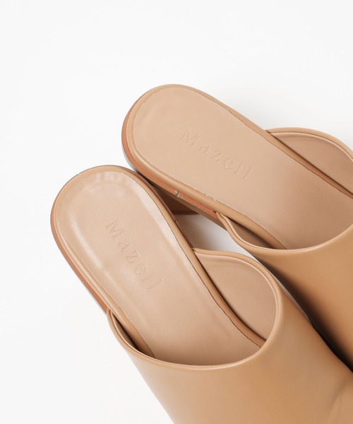 Mazell(マゼル)の「Mazell / サンカクヒールミュール(サンダル・レディース・ピンク/キャメル/クリーム・S/M/L/LL)」の13枚目の写真