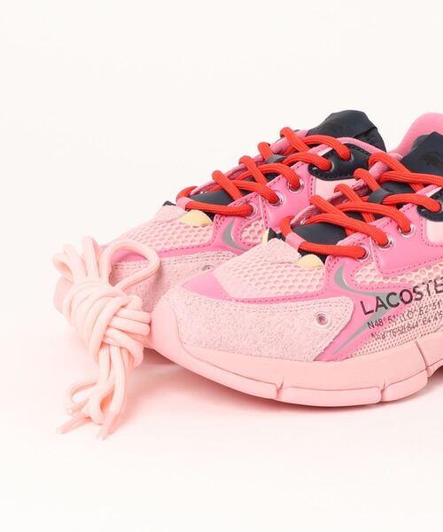 ADAM ET ROPE'(アダムエロペ)の「【LACOSTE】L003 NEO 123 1 SFA(スニーカー・レディース・ブラック/ホワイト/ピンク・24/23/23.5cm/24.5cm)」の4枚目の写真