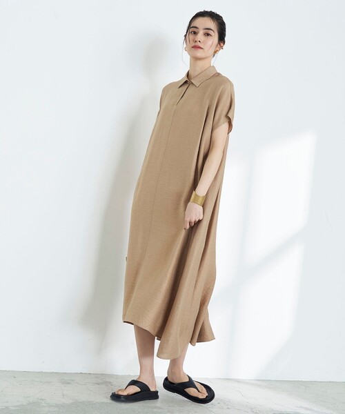 NOLLEY’S（ノーリーズ）の「◇【WEB限定】ジュピタースキッパーAラインワンピース（ワンピース・レディース・ブラック/ブラウン/オリーブ・FREE）」の16枚目の写真