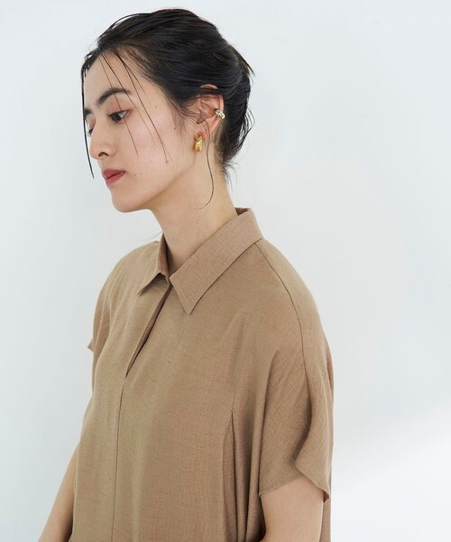 NOLLEY’S（ノーリーズ）の「◇【WEB限定】ジュピタースキッパーAラインワンピース（ワンピース・レディース・ブラック/ブラウン/オリーブ・FREE）」の20枚目の写真