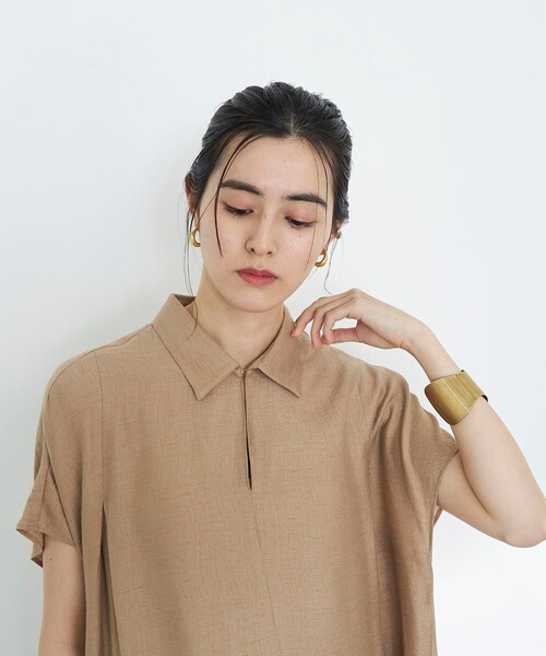 NOLLEY’S（ノーリーズ）の「◇【WEB限定】ジュピタースキッパーAラインワンピース（ワンピース・レディース・ブラック/ブラウン/オリーブ・FREE）」の21枚目の写真