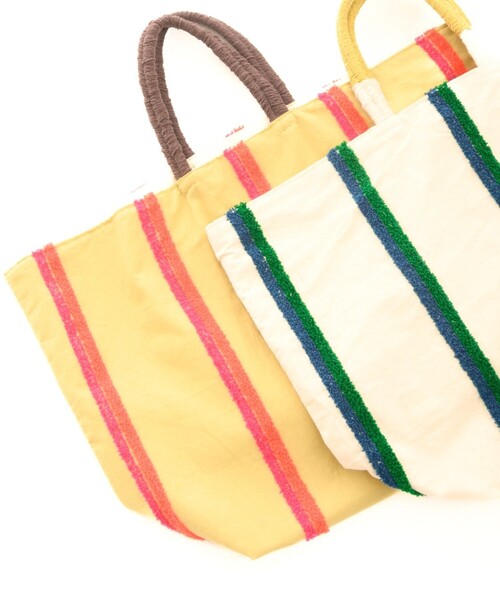 Freada(フリーダ)の「beej/ビージ LoopBIGTOTE/ループビッグトートバッグ(トートバッグ・レディース・ベージュ/ホワイト・ONE SIZE)」の10枚目の写真