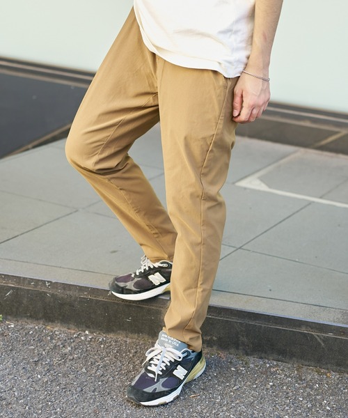 GUNZE（グンゼ）の「【GUNZE×TYPY】スーパーストレッチスリムテーパードパンツ（その他パンツ・メンズ・ブラック/ネイビー/ブラウン/グレー・MEDIUM/LARGE/X-LARGE）」の3枚目の写真