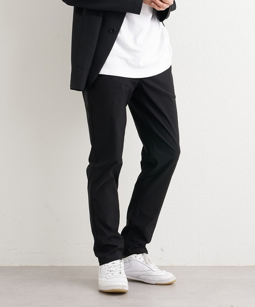 GUNZE（グンゼ）の「【GUNZE×TYPY】スーパーストレッチスリムテーパードパンツ（その他パンツ・メンズ・ブラック/ネイビー/ブラウン/グレー・MEDIUM/LARGE/X-LARGE）」の8枚目の写真