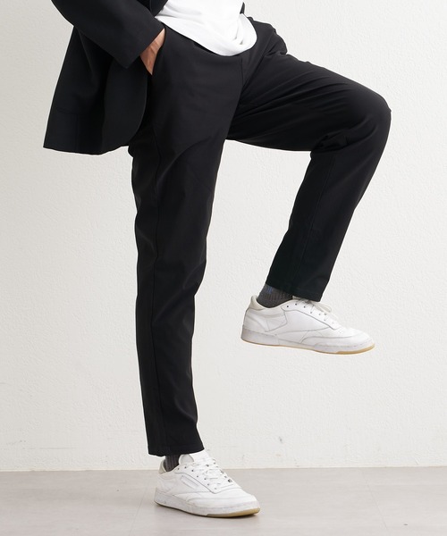 GUNZE（グンゼ）の「【GUNZE×TYPY】スーパーストレッチスリムテーパードパンツ（その他パンツ・メンズ・ブラック/ネイビー/ブラウン/グレー・MEDIUM/LARGE/X-LARGE）」の7枚目の写真