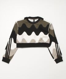 adidas | マリメッコ 総柄プリント コットン スウェットシャツ / トレーナー / アディダス adidas(スウェット)