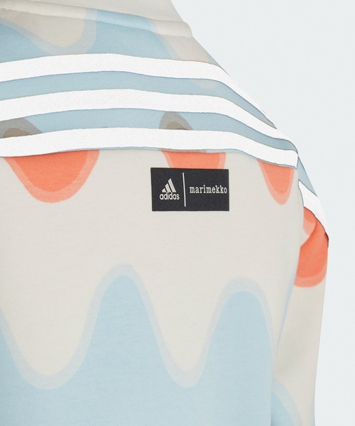 adidas（アディダス）の「マリメッコ 総柄プリント コットン スウェットシャツ / トレーナー / アディダス adidas（スウェット・キッズ・ブラック/ホワイト・130/150/140/160）」の15枚目の写真