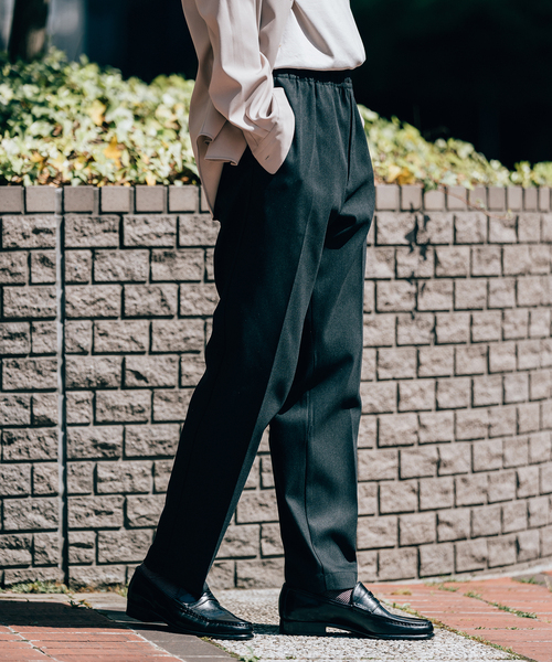 EDIFICE（エディフィス）の「"E"TROUSERS（E-3）SOLOTEX(R) デニム イージースラックス（スラックス・メンズ・ブラック/ネイビー・LARGE/SMALL/MEDIUM）」の9枚目の写真