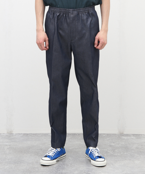 EDIFICE（エディフィス）の「"E"TROUSERS（E-3）SOLOTEX(R) デニム イージースラックス（スラックス・メンズ・ブラック/ネイビー・LARGE/SMALL/MEDIUM）」の14枚目の写真