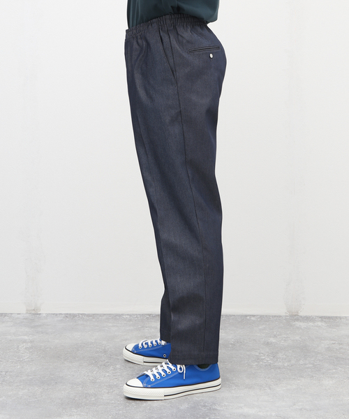 EDIFICE（エディフィス）の「"E"TROUSERS（E-3）SOLOTEX(R) デニム イージースラックス（スラックス・メンズ・ブラック/ネイビー・LARGE/SMALL/MEDIUM）」の15枚目の写真