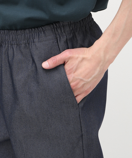 EDIFICE（エディフィス）の「"E"TROUSERS（E-3）SOLOTEX(R) デニム イージースラックス（スラックス・メンズ・ブラック/ネイビー・LARGE/SMALL/MEDIUM）」の20枚目の写真