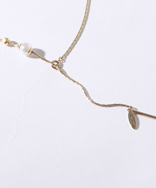 NOLLEY’S Sophi（ノーリーズソフィ）の「スライドパールY字ネックレス（ネックレス・レディース・ゴールド・FREE）」の9枚目の写真