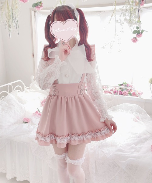 MA*RS（アメーバーマーズ）の「袖レースびっくりぼんタイブラウス（シャツ/ブラウス・レディース・ピンク/ブラック/ホワイト・FREE）」の20枚目の写真