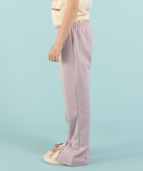 URBAN CHERRY（アーバンチェリー）の「【楽さらストレッチ】ピンタックフロントスリットパンツ（その他パンツ・キッズ・パープル/ブラック/ベージュ・110cm/150cm/120cm/140cm/130cm）」の10枚目の写真