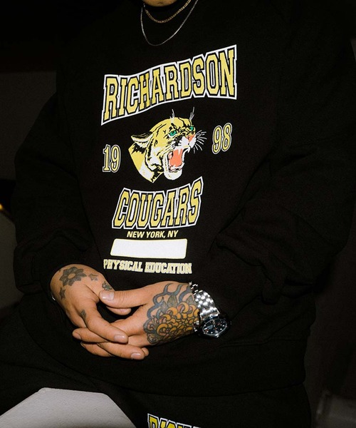 RICHARDSON（リチャードソン）の「【Richardson/リチャードソン】 COUGARS RAGLAN CREW 「クーガーズ