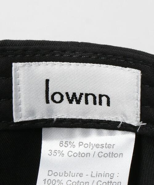 lownn(ローン)の「<LOWNN> BLACK SIGNATURE GABARDINE CAP/キャップ(キャップ・メンズ・ブラック・FREE)」の8枚目の写真
