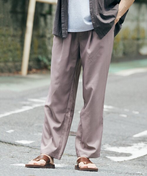 JOURNAL STANDARD relume(ジャーナルスタンダード レリューム)の「"イージーケア"TECH AIR DRY ウォッシャブルパンツ(スラックス・メンズ・チャコールグレー/ブラック/ライトグレー/ベージュ・SMALL/MEDIUM/LARGE)」の4枚目の写真