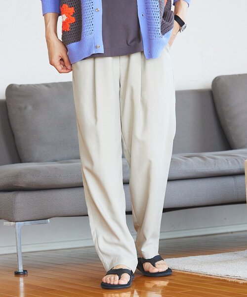 JOURNAL STANDARD relume(ジャーナルスタンダード レリューム)の「"イージーケア"TECH AIR DRY ウォッシャブルパンツ(スラックス・メンズ・チャコールグレー/ブラック/ライトグレー/ベージュ・SMALL/MEDIUM/LARGE)」の3枚目の写真