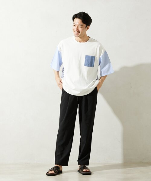 JOURNAL STANDARD relume(ジャーナルスタンダード レリューム)の「"イージーケア"TECH AIR DRY ウォッシャブルパンツ(スラックス・メンズ・チャコールグレー/ブラック/ライトグレー/ベージュ・SMALL/MEDIUM/LARGE)」の20枚目の写真
