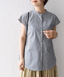 【ZOZO限定】SHIPS.me: ギンガム チェック パール ボタン シャツ