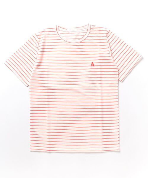 Isn't She?（イズントシー）の「ボーダー刺繍ロゴTシャツ（Tシャツ/カットソー・レディース・ブラック/レッド/ブルー・FREE）」の13枚目の写真