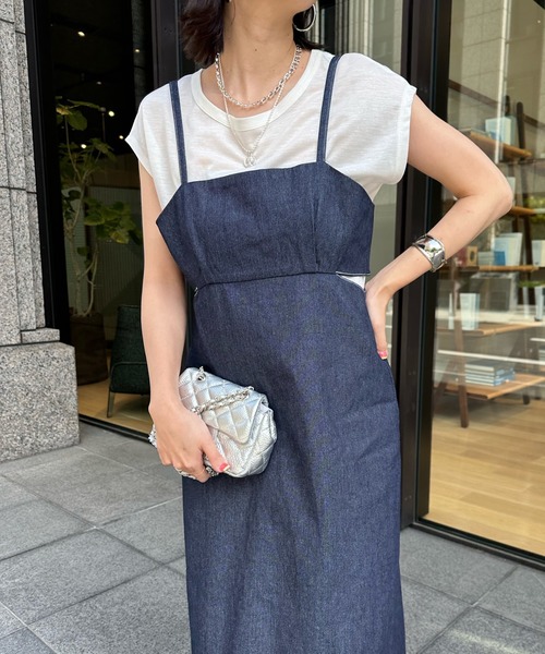 Thetoe】The toe Annecy Velour Onepiece THE TOE ANNECY VELOUR ONEPIECE THETOE THE TOE Annecy Velour Onepiece