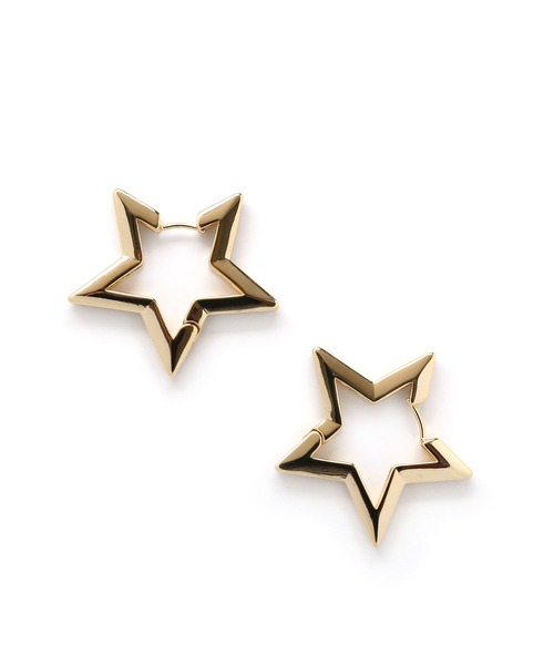 colleca la（コレカラ）の「星とハートのワンタッチピアス［large］（ピアス（両耳用）・レディース・シルバー系1/ゴールド系2/シルバー系2/ゴールド系1・ﾌﾘ-）」の10枚目の写真